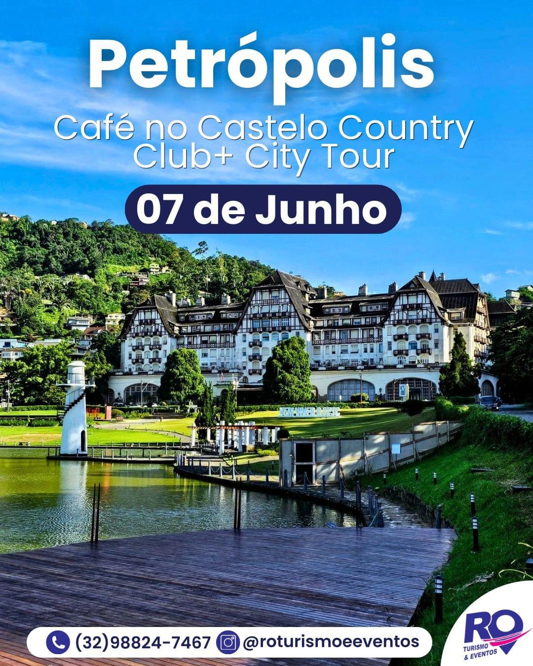 Café no Castelo e City Tour em Petrópolis - RJ