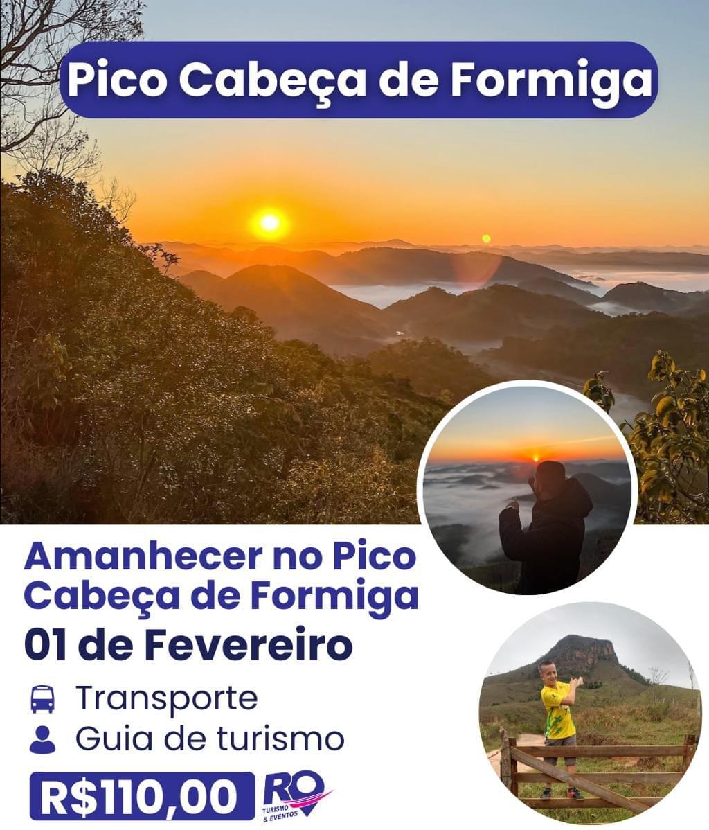 Amanhecer no Pico Cabeça de Formiga - MG